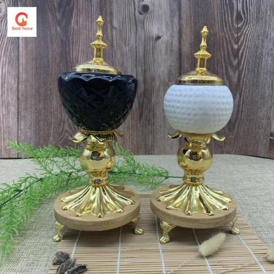 China Middle Eastern Censer Modern Handmade Middle Eastern Style Ceramic Dukhoor Censer For Restaurant for sale