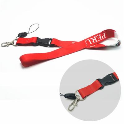 China 10 year Experience Cheap Customized Promotional Sublimated Lanyard Printed Exhibition Lanyard With Id Badge Holder for sale