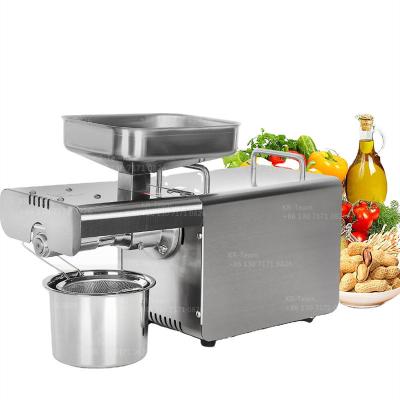 China Fruit Olive Oil Press Machine Price Hot And Cold Mini Oil Press Machine Cold Most Popular Sesame Small Coconut Household Products for sale