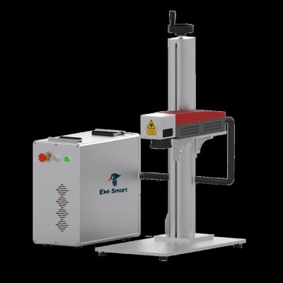 China Laser Marking Top Supplier 20W 30W 50W Raycus Max JPT IPG Fiber Marker Laser Marking Machine For Metal Plastic for sale