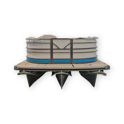 China Aluminum Gospel 760 Aluminum Pontoon Boat For Sale for sale