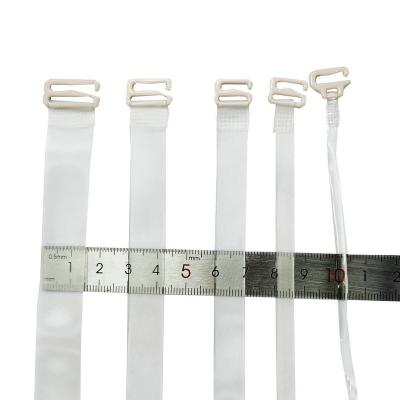 China OEM Comfortable Custom TPU Women Adjustable Clear Transparent Adjustable Replaceable Shoulder Bra Straps for sale