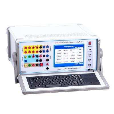 China Portable Secondary Relay Tester Kit High Precision Relay Tester Powerful Injection Software with 4 Phase Voltage 3 Phase Current Output for sale