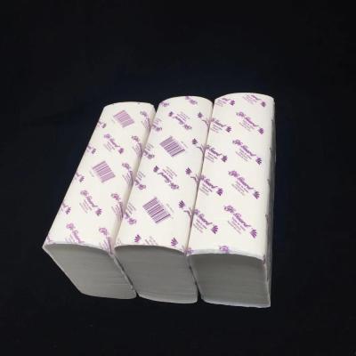 China Premium Absorbent N-fold Commercial Disposable White Hand Paper Towel for sale