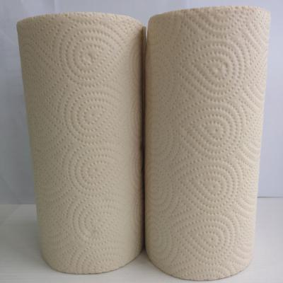 China Water Absorption Custom Printed Biodegradable Natural Kitchen Bamboo Paper Towel for sale