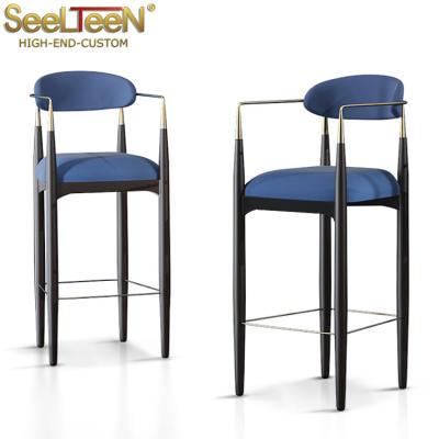 China Modern High Stool For Table Design Furniture Set New Metal Bar Chair Modern for sale