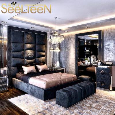 China Custom Antique Style Hotel Furniture Bedroom Hotel Storage Set for sale