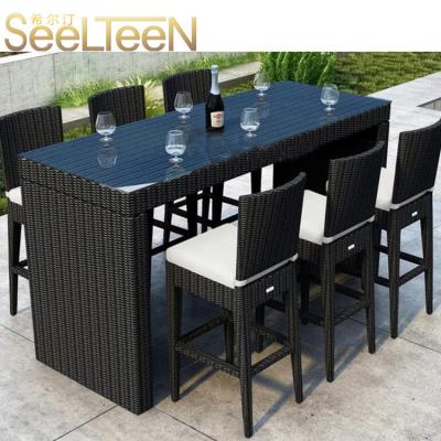 China Outdoor Garden Chair Hotel Restaurant Furniture Party Garden With Cushion Natural Rattan Chair for sale