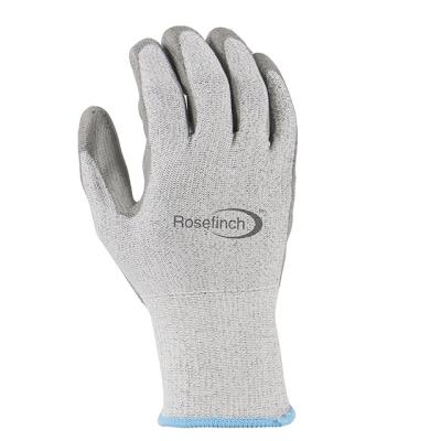 China Anti Slip Personal Protection Work Gloves , Work Gloves Polyester PU Coated Safety Working Gloves for sale