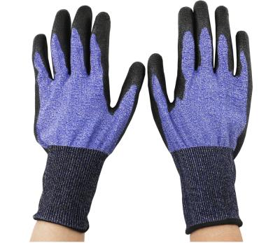 China High Quality Breathable En388 Certified Hand Protection Gloves Cut Proof Gloves PU Coated Mechanical Work Gloves for sale