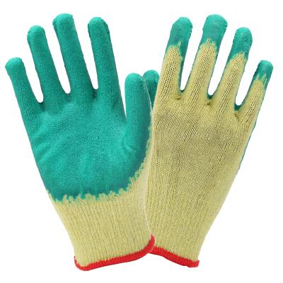 China Wholesale Heavy Duty Latex Coated Working Gloves Flexible Labor Safety Latex Hand Construction Anti Slip Grip Protector for sale