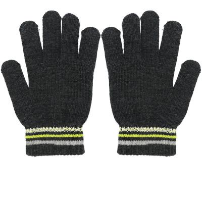 China Cold Protection Winter Sheep Wool Knitted Glove Warm Cold Pad Hand Working Gloves for sale