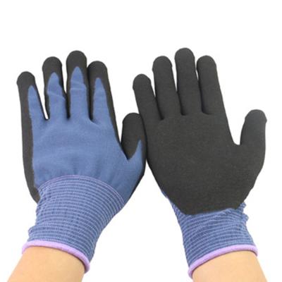 China Logo EN388 Set Logo EN388 Touch Screen Anti Slip Nitrile Heavy Duty Gloves Comfortable Custom Industrial Fit Work Safety Gloves for sale