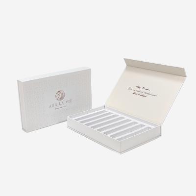 China Handmade Eco Friendly Packaging Cardboard Rigid Paper Box Custom Logo Clear Front Cosmetic Package Boxes For Gift for sale