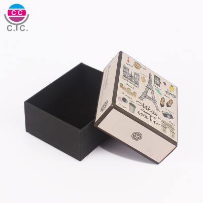 China Handmade Small Cardboard Packaging Gift Box Custom Printing Lid With Sponge for sale