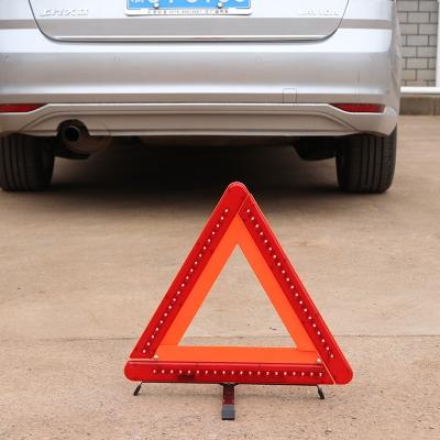 China Emergency Triangles Roadside Safety Triangle Collapsible Warning Reflective Triangle 40*38*1.5cm for sale