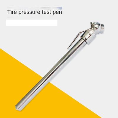 China Mechanical Air Gage Stainless Stem Single Chuck Tire Pressure Gauge Pencil For Car RV SUV ATV Motorcycle Bike 14*2*0.8cm for sale