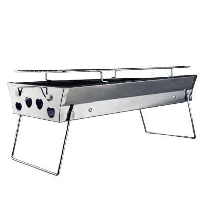 China Brief & Single Color Charcoal BBQ Grill Folding BBQ Grill BBQ Grill For Picnic Garden Patio Camping for sale