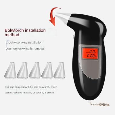 China Brief & Simple Breathalyzer Portable Color Alcohol Tester Fast Accurate Satisfied Blood Alcohol Results for sale