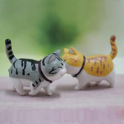 China 2021 Hot New Cartoon PVCcar Accessories Cartoon Interior Decorative Cat For Car Home Office Decoration for sale