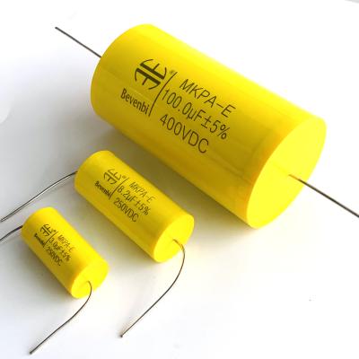 China Audio factory direct sales MKPA-E 4.7uf 100v cbb20 metallized polypropylene film speaker crossover audio capacitor for sale