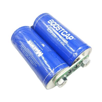 China Automotive / New And Original Screw Ultracapacitor Cells 2.7V 3000F Solar Power Super Capacitor 2.7V3000F for sale