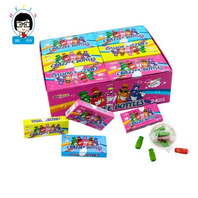 China Mini Bottle Bubble Gum halal fruit in boxes bubble gum for sale