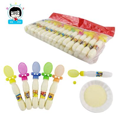 China Hot Sale Normal CC Powder Sweet Candy Cheap Fruit Power Candy With Tennis Toy For Kids for sale