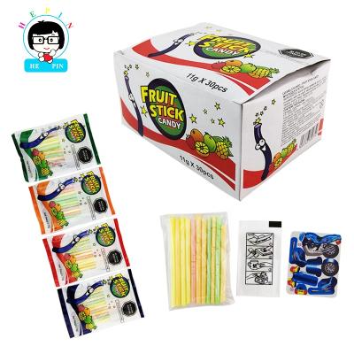 China Normal wholesalers fruity flavor cc stick powder candy with tattoo paper fruity flavor cc stick for sale