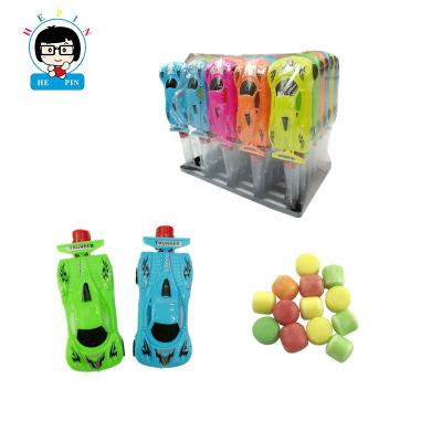 China Toy New Arrive Plastics Mixed Soft Candy Toys Funny Race Car Hard Candy With Toys For Kids for sale