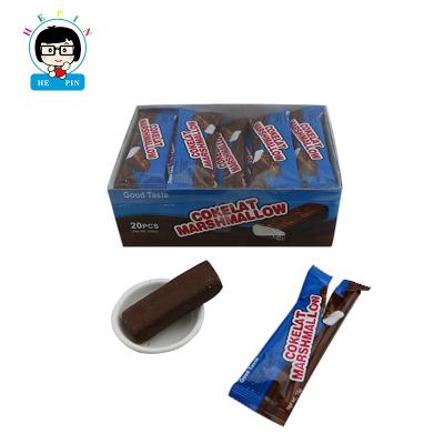 China 20 Pcs Natural Wholesale Packing In Box Tasteful Chocolate Covered Marshmallow Candy for sale