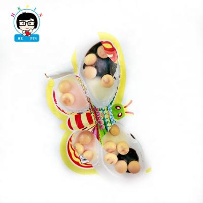 China Chocolate Jam Maker Sweet Flavor Chocolate Jam Butterfly Shaped Big Colorful Chocolate Balls Cookie Cup for sale