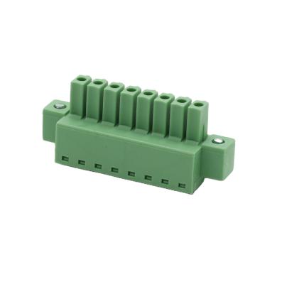 China PA66 Plug-In Terminal Block HW2EDGKM Pitch 5.0/5.08/7.5/7.621mm for sale