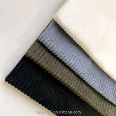 China 2021 organic fall and winter all-polyester manufacturers sell 8W stain corduroy fabric directly for sale