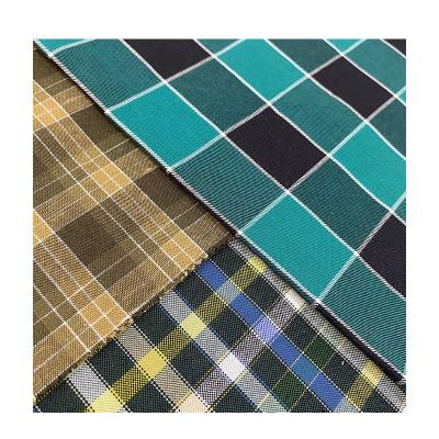 China Breathable Custom Woven Cotton School Uniform Plaid Fabrics For Clothing for sale