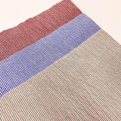 China Double Faced New Trend Cotton Stretch Plaid Yarn Dyed Double Face Fabric for sale