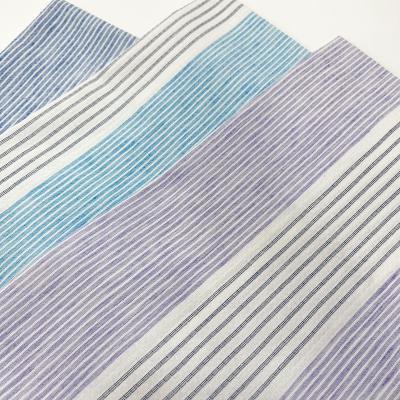 China Factory supply high quality breathable yarn dyed stripe jacquard fabric for garment for sale