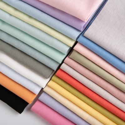 China Factory Price Double Faced Plain Dyed Jacquard Nylon Spandex Viscous Fabric For Garment for sale