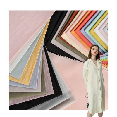 China 2021 Simple Colorful Stretch Factory Bulk Supply New Design High Quality Clothing Dye Fabric for sale