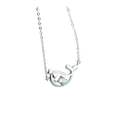 China FASHION Jewelry Set Fashion Necklace 925 Silver Fish Homing Pigeon Pendant Necklace for sale