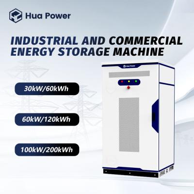 Chine Système industriel de stockage de batteries solaires tout-en-un Armoire de stockage hybride d'énergie hors réseau 200 kWh 120 kWh 60 kWh à vendre