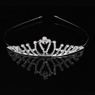 China Princess Crystal Tiara Crown Little Girl Ballet Dance Happy Birthday Crown Head Tiara Hair Accessories for sale