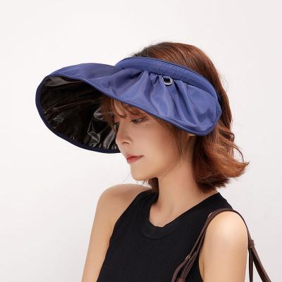 China Barred wholesale two in one sun visor hat headband sun visor women sunscreen sun face cover sunshade shell sunshade sun visors for sale