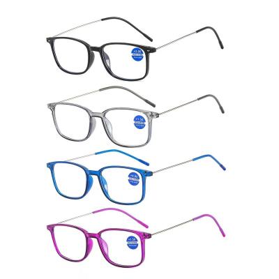 China Anti thin blue light reading glasses filter ray men women wholesale price plastic PC blocking prescription computer reader for sale