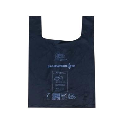 China household packaging & pet product wholesaler packaging 2021Hot sale 100% compostable biodegradable flat t-shirt bags on roll eco-friendly certificated industrial customized packaging for sale