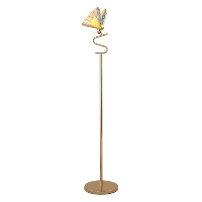 China Modern post-modern minimalist luxury living room bedroom study bedside butterfly table lamp floor lamps for sale