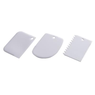 China Factory Direct Sale Plastic Pastry Scraper Sustainable Plastic Cutter PP Dough Scraper for sale