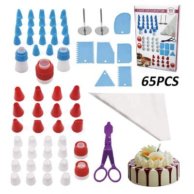 China Cost Effective 65 PCS Cooking Equipment Set Silicon Cooking Set Canister Set for sale