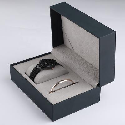 China Free Sample OEM Leather Men Watch Logo Watch Box for sale