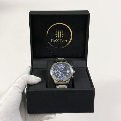 China Fashion Leather Male / Female Watches Package Logo Custom Watch Box Packaging Gift for sale